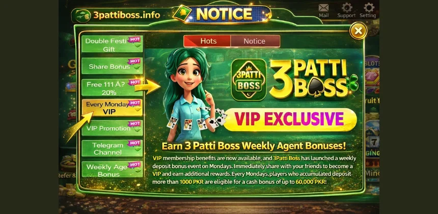 3 Patti Boss Weekly Agent Bonus Explained 2026 2 Weekly-Agent-Bonus